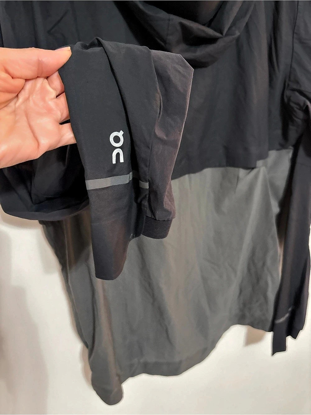 On Weather Jacket Color Block Performance Jacket water resistant packable M - Picture 5 of 8
